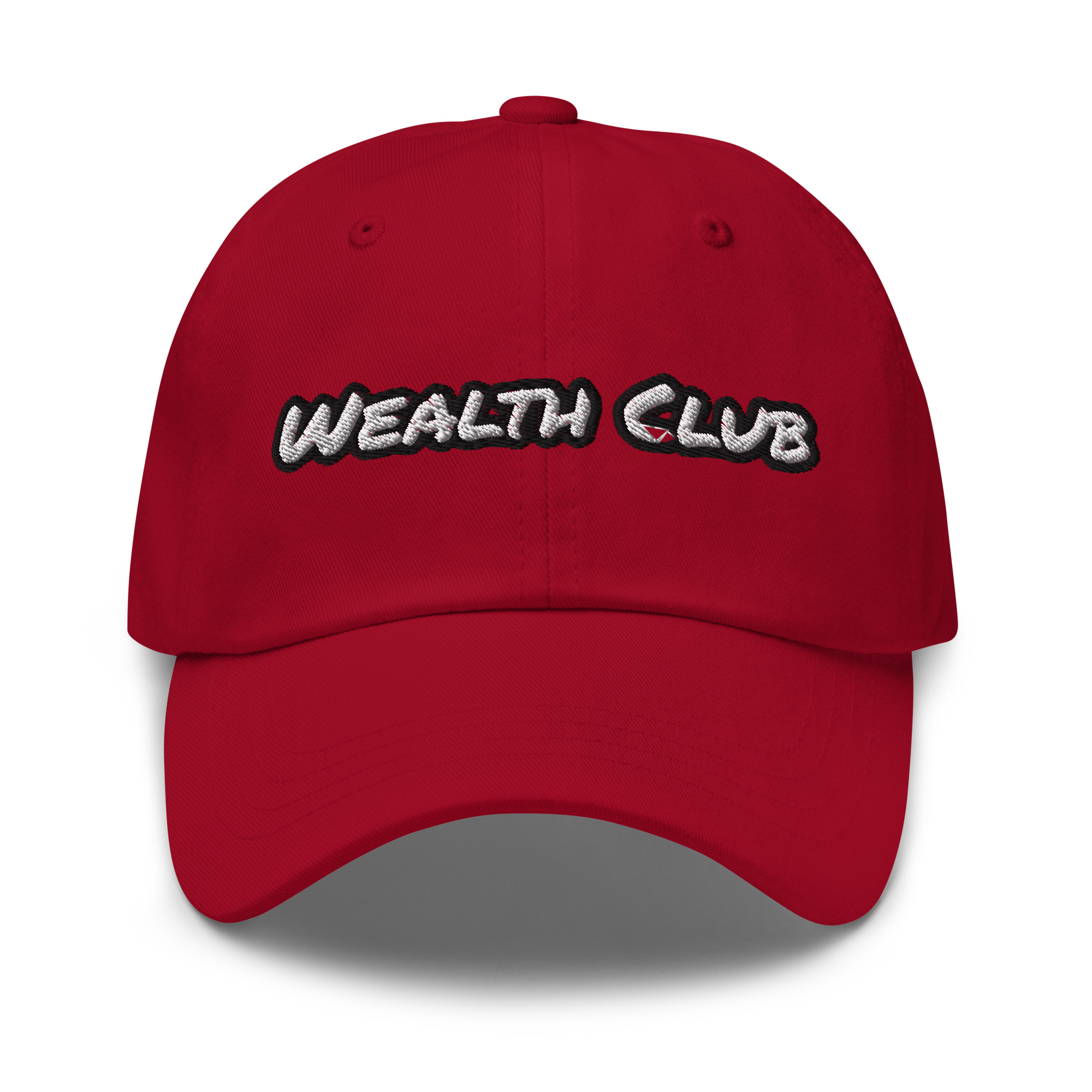 Wealth Club embroidered cotton dad hat – Wealth Chaser