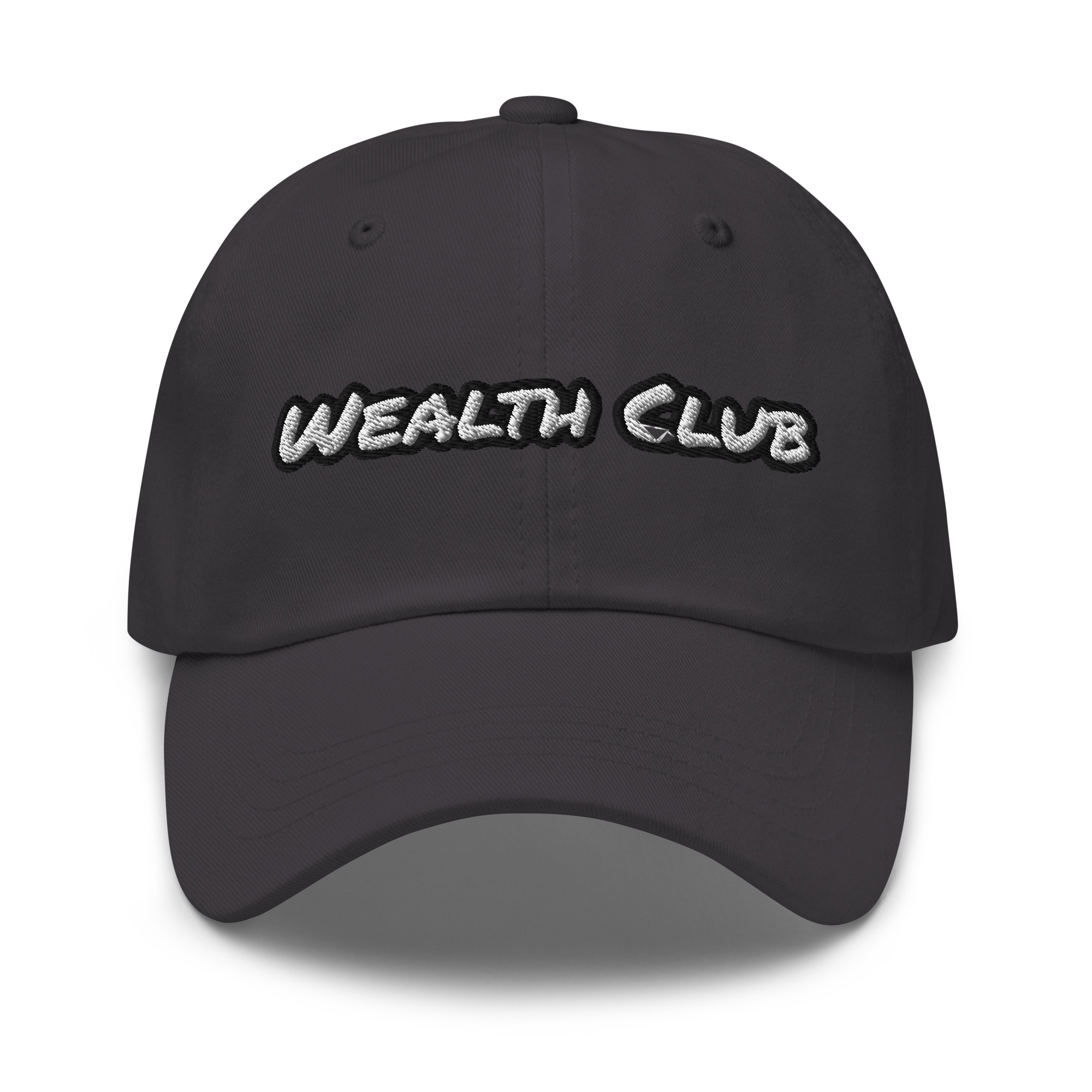 Wealth Club embroidered cotton dad hat – Wealth Chaser