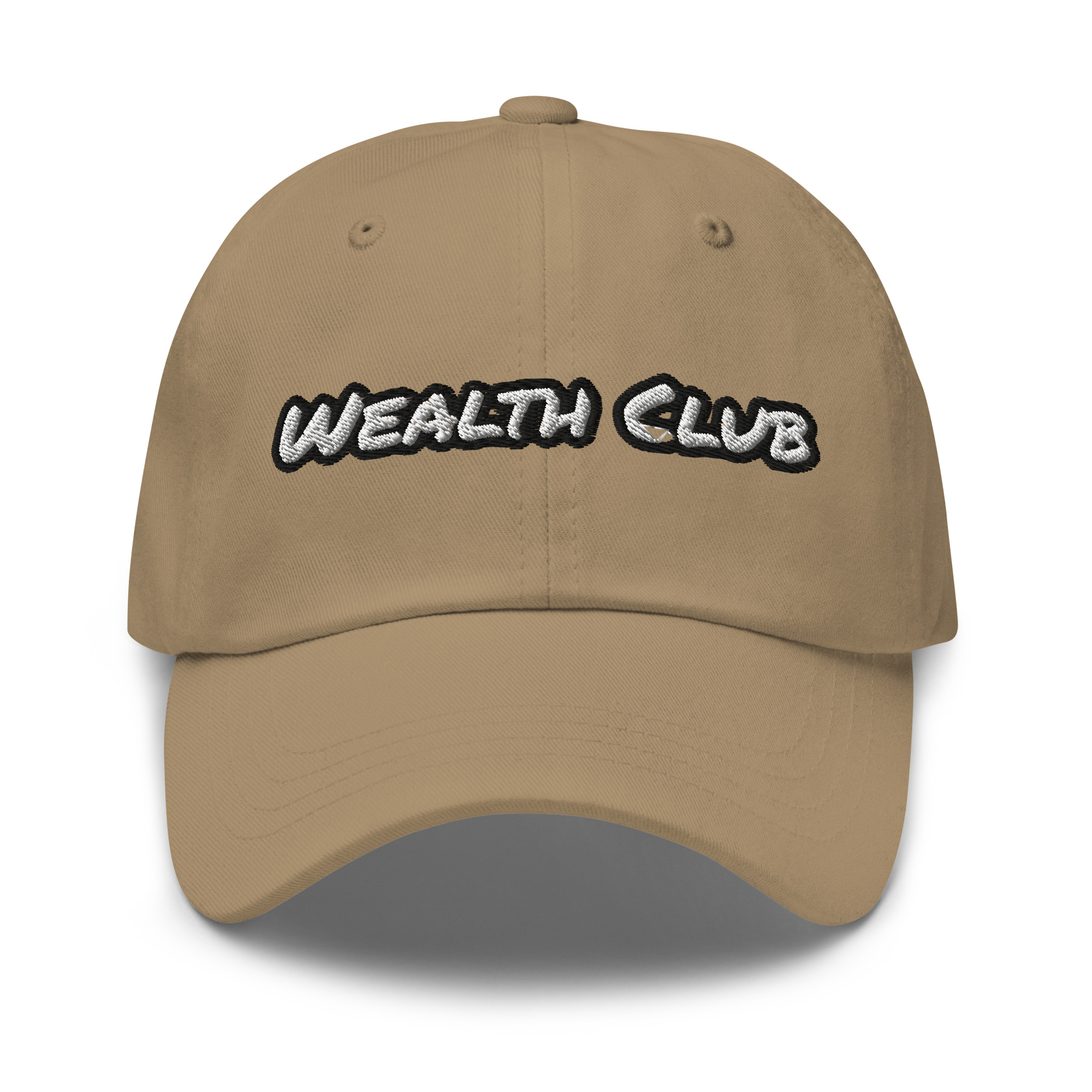 Wealth Club embroidered cotton dad hat – Wealth Chaser