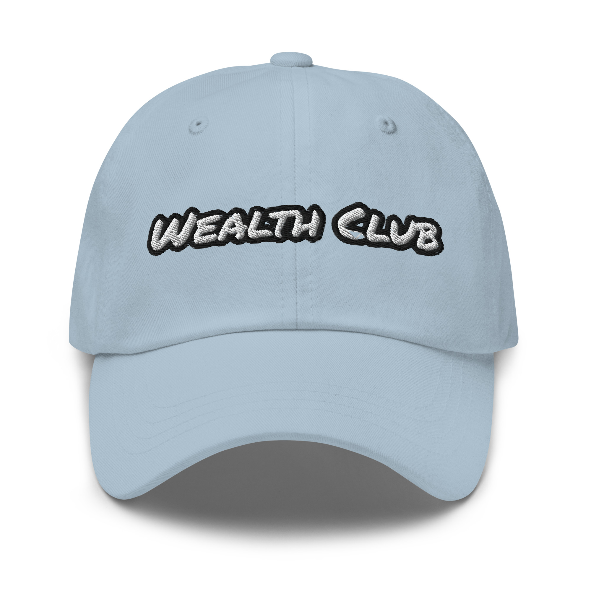Wealth Club embroidered cotton dad hat – Wealth Chaser