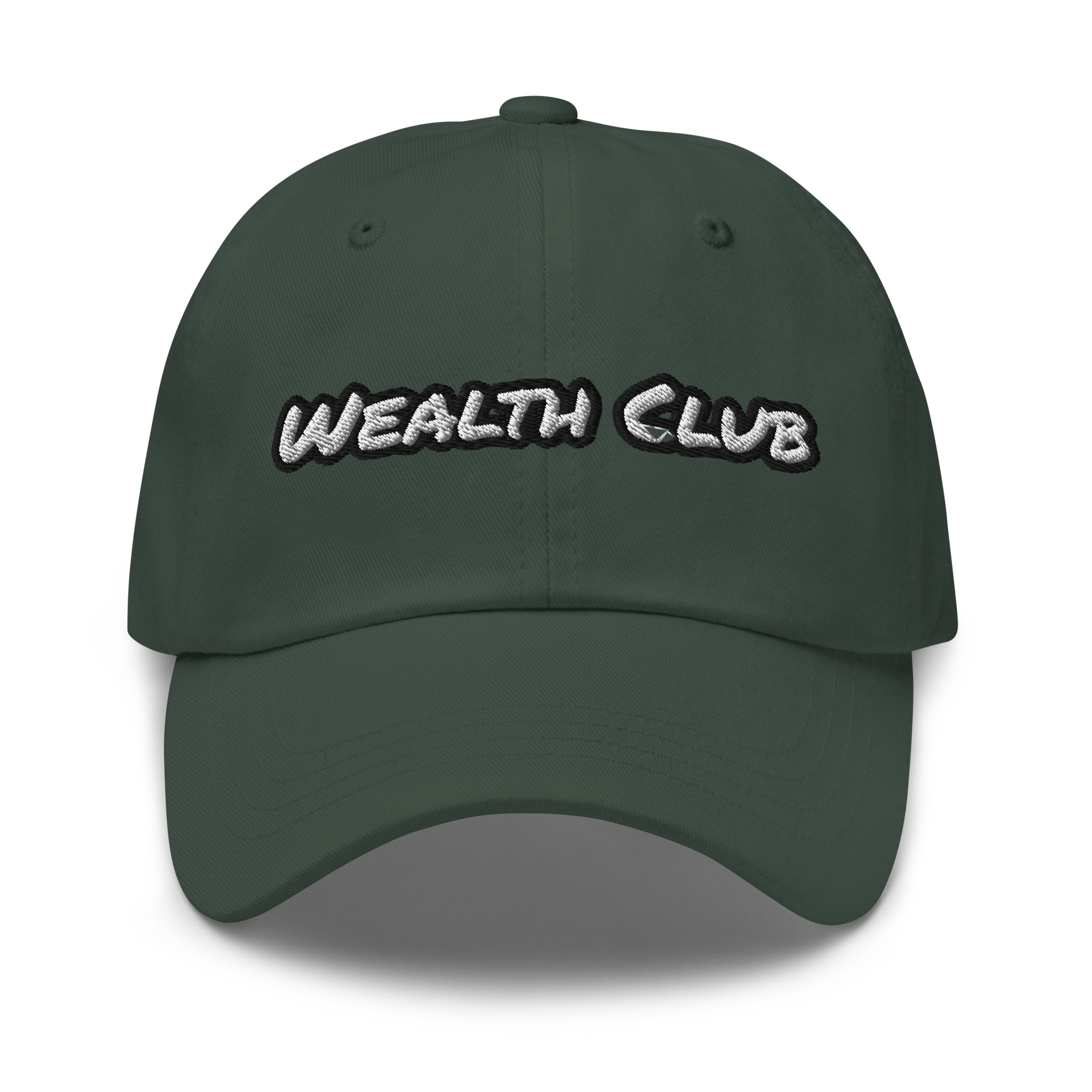 Wealth Club embroidered cotton dad hat – Wealth Chaser