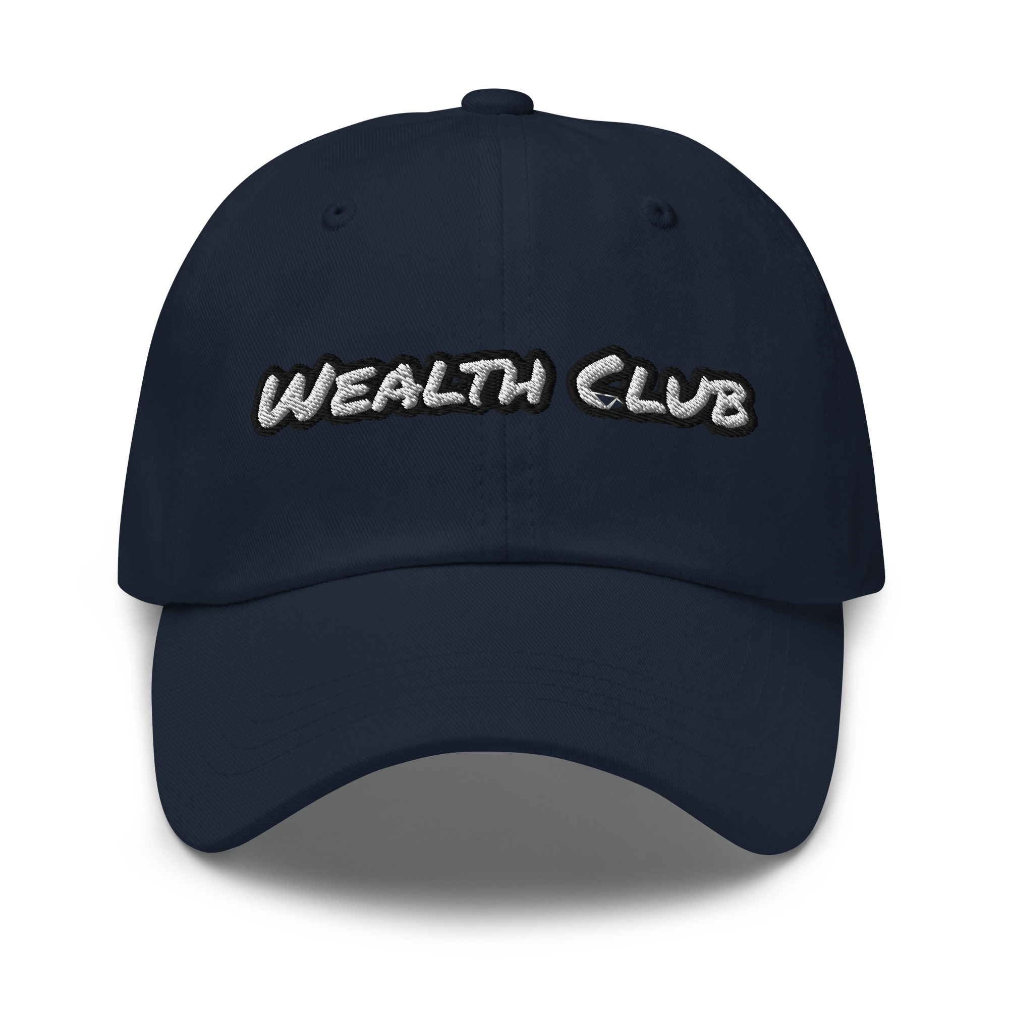 Wealth Club embroidered cotton dad hat – Wealth Chaser