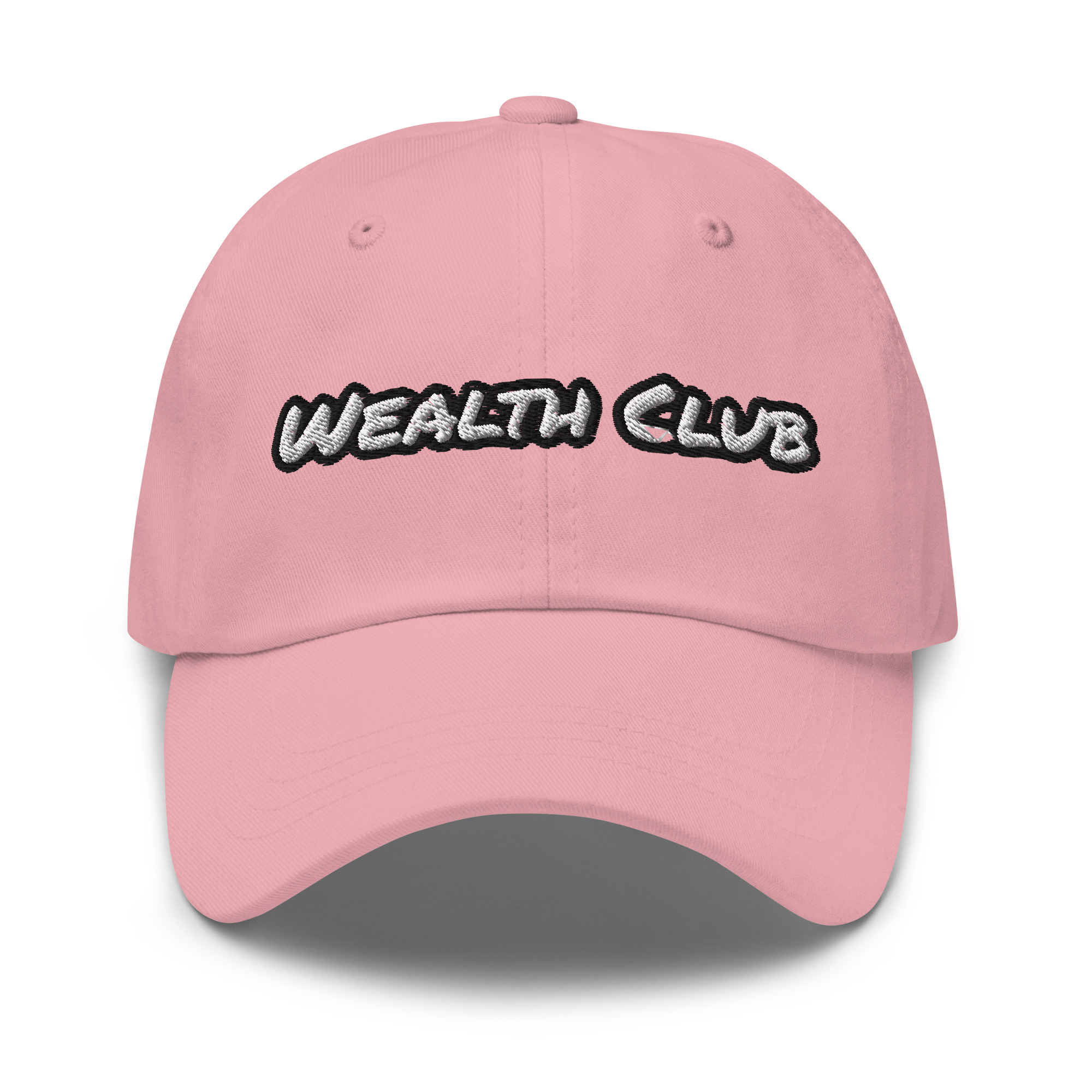 Wealth Club embroidered cotton dad hat – Wealth Chaser