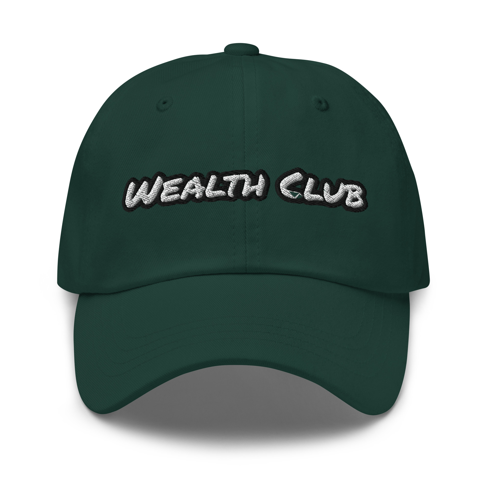 Wealth Club embroidered cotton dad hat – Wealth Chaser