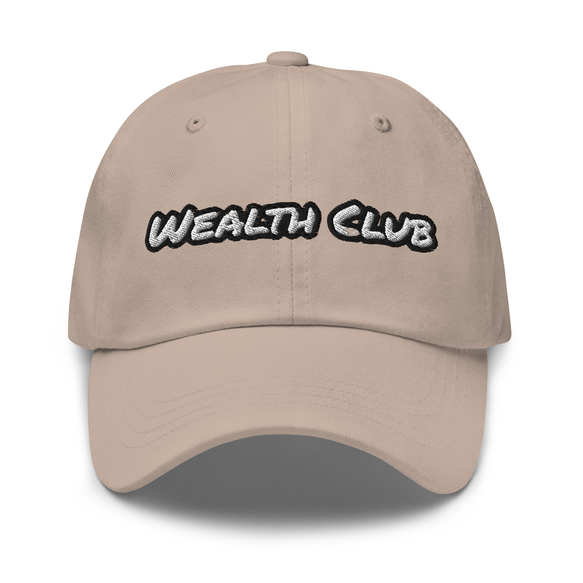Wealth Club embroidered cotton dad hat – Wealth Chaser
