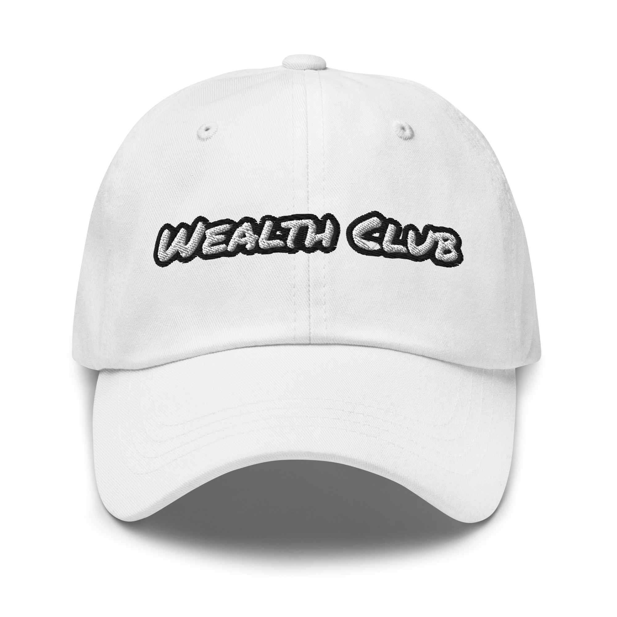Wealth Club embroidered cotton dad hat – Wealth Chaser